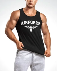 Neverless Tanktop Airforce US Army Adler Blau