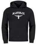 Neverless Hoodie Herren Airforce US Army Adler Blau