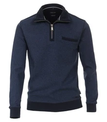 CASAMODA Sweat Troyer Langarm mit Reißverschluss 413572800