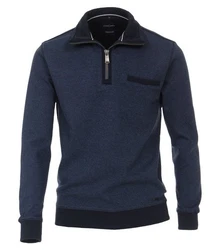 CASAMODA Sweat Troyer Langarm mit Reißverschluss 413572800