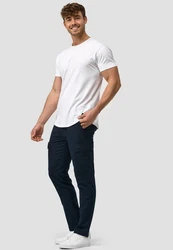 Indicode Herren Leonardo Cargohose Blau/Dunkelblau/Hellblau