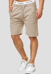 Indicode Chinoshorts Kelowna Khaki/Beige