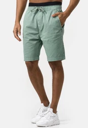 Indicode Chinoshorts Kelowna Grün/Dunkelgrün/Türkis