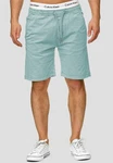 Indicode Chinoshorts Kelowna Grün/Hellblau/Türkis