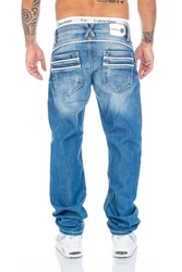Cipo & Baxx Regular-fit-Jeans Herren Jeans Hose 