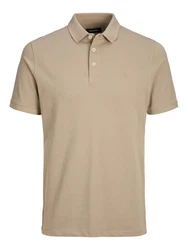 Jack & Jones Poloshirt JJEPAULOS POLO SS NOOS Beige (3613)