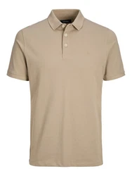 Jack & Jones Poloshirt JJEPAULOS POLO SS NOOS Beige (3613)