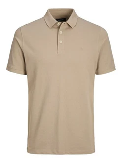 Jack & Jones Poloshirt JJEPAULOS POLO SS NOOS Beige (3613)