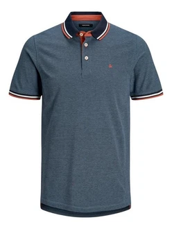 Jack & Jones Poloshirt JJEPAULOS POLO SS NOOS Blau (3613) Jack & Jones Poloshirt JJEPAULOS POLO SS NOOS Blau (3613)