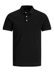 Jack & Jones Poloshirt JJEPAULOS POLO SS NOOS schwarz