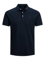 Jack & Jones Poloshirt JJEPAULOS POLO SS NOOS Dunkelblau (3613)