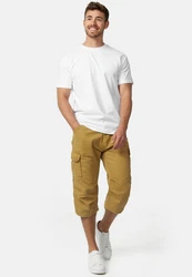 Indicode Herren Nicolas Check 3/4 Cargo Shorts 