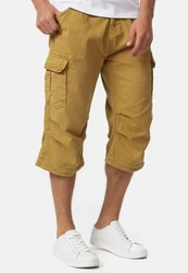 Indicode Herren Nicolas Check 3/4 Cargo Shorts 