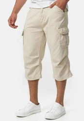 Indicode Herren Nicolas Check 3/4 Cargo Shorts 