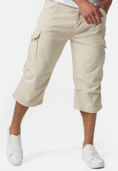 Indicode Herren Nicolas Check 3/4 Cargo Shorts 