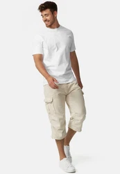 Indicode Herren Nicolas Check 3/4 Cargo Shorts 