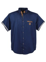 Lavecchia Kurzarmhemd Herren 1128 Navyblue (1128)