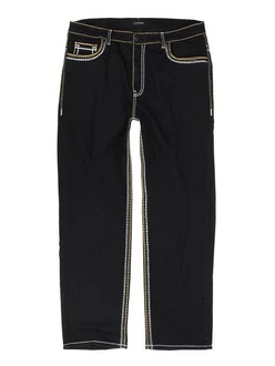 Lavecchia Herren Comfort Fit Jeans LV-503 Tiefschwarz