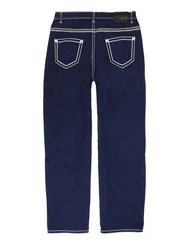 Lavecchia Herren Comfort Fit Jeans LV-503 Dunkelblau/Blau/Creme