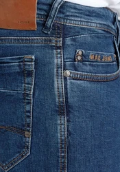 MAC 5-Pocket-Jeans Blau/Dunkelblau