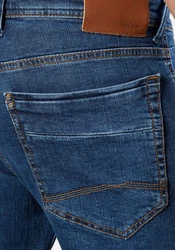 MAC 5-Pocket-Jeans Blau/Dunkelblau