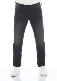 Tapered-fit-Jeans Herren Jeanshose Real X Oregon Tapered K Slim Fit Denim Hose mit Stretch