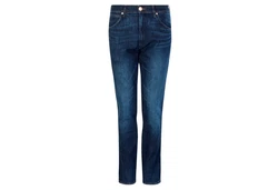 Wrangler Straight Jeans Greensboro Dunkelblau/Blau