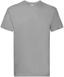 Fruit of the Loom Rundhalsshirt SuperPremiumT Grau/Hellgrau
