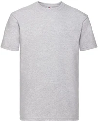 Fruit of the Loom Rundhalsshirt SuperPremiumT Grau/Hellgrau