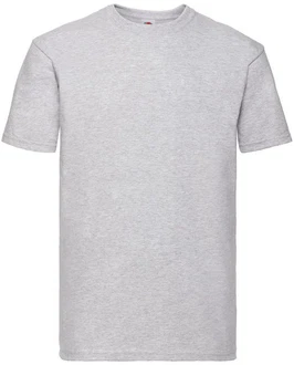 Fruit of the Loom Rundhalsshirt SuperPremiumT Grau/Hellgrau Fruit of the Loom Rundhalsshirt SuperPremiumT Grau/Hellgrau