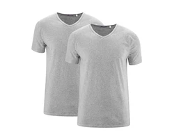 LIVING CRAFTS T-Shirt DEAN Grau/Hellgrau
