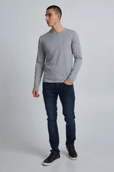 Casual Friday Pullover 'Kent' hellgrau