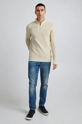 !Solid Strickjacke SDNick Khaki/Beige/Weiß/Braun