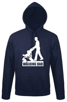 Youth Designz Kapuzenpullover Walking Dad Hoodie Dunkelblau Youth Designz Kapuzenpullover Walking Dad Hoodie Dunkelblau