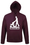 Youth Designz Kapuzenpullover Walking Dad Hoodie Dunkelrot/Lila