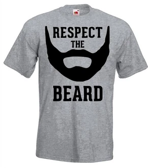 Youth Designz T-Shirt RESPECT THE BEARD Herren T-Shirt Dunkelgrau/Grau/Braun/Hellblau/Rot Youth Designz T-Shirt RESPECT THE BEARD Herren T-Shirt Dunkelgrau/Grau/Braun/Hellblau/Rot