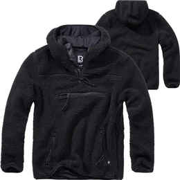 Strickpullover Teddyfleece Worker Pullover mit Kapuze