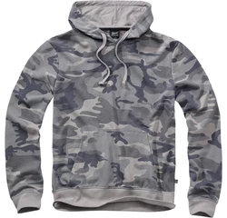 Brandit Hoodie Sweatshirt Kapuzenpullover Dunkelgrün/Grau