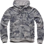Brandit Hoodie Sweatshirt Kapuzenpullover Dunkelgrün/Grau