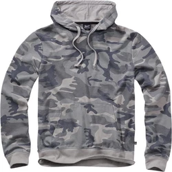 Brandit Hoodie Sweatshirt Kapuzenpullover Dunkelgrün/Grau