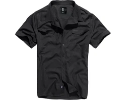 Brandit Roadstar Shirt Kurzarmhemd Schwarz/Grau/Dunkelgrau