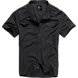 Brandit Roadstar Shirt Kurzarmhemd Schwarz/Grau/Dunkelgrau