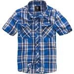 Brandit Roadstar Shirt Kurzarmhemd Blau/Hellblau