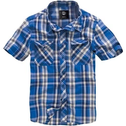 Brandit Roadstar Shirt Kurzarmhemd Blau/Hellblau