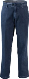 Stoffhose Baumwoll-Stretch-Hose blau