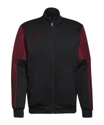 adidas Performance Sweatjacke Tiro ST Trainingsjacke Dunkelrot/Schwarz/Rot/Bordeaux
