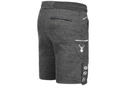PAULGOS Trachtenhose Herren Jogginghose Design Lederhose Kurz Sweathose Bermuda Shorts (JOK5) JOK5