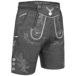 Trachtenhose Herren Jogginghose Design Lederhose Kurz Sweathose Bermuda Shorts JOK5