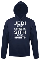 Youth Designz Kapuzenpullover Jedi Hoodie mit Sci-Fi Spruch Schwarz/Blau