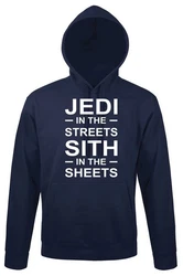 Youth Designz Kapuzenpullover Jedi Hoodie mit Sci-Fi Spruch Schwarz/Blau